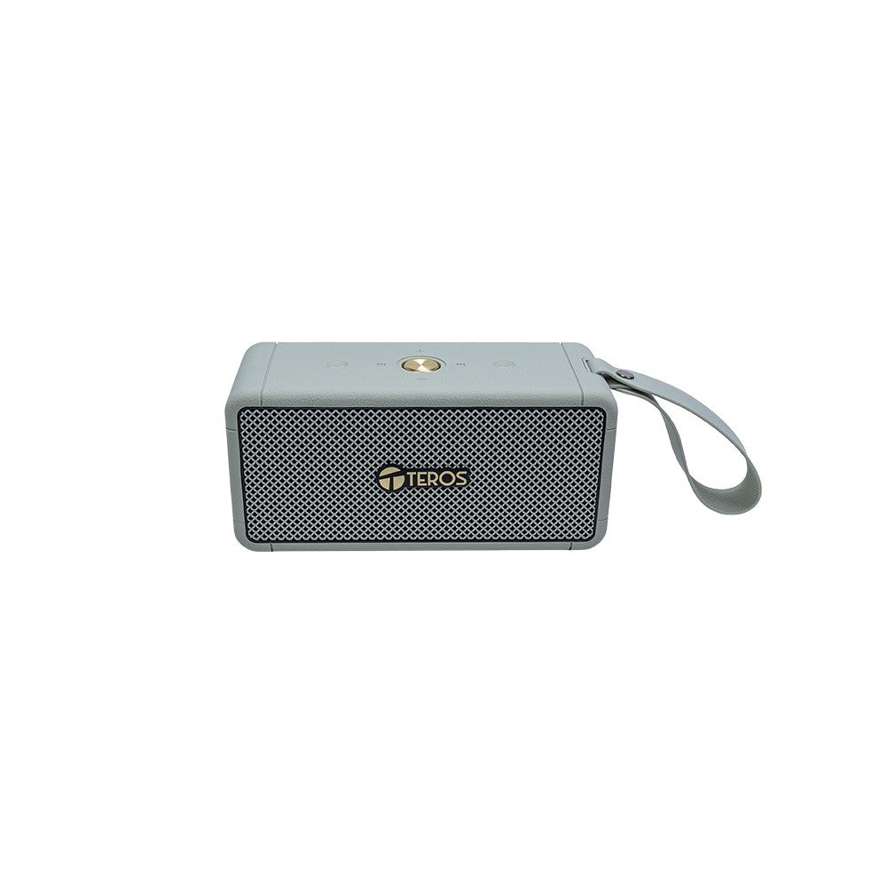 Parlante inalambrico TEROS Legacy 6052 LEG-6052GR 8W BT 5.3 4000 mAh USB TF Aux Verde